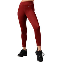 Clovia Women's Active Tights With Wide Elastic Waistband (Ab0042A09_Red_L)