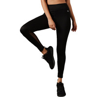 Clovia Women's Slim Fit Polyester Activewear Ankle Length Tights (Ab0047P13_Black_S)