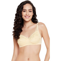 Clovia Women's Cotton Non-Padded Non-Wired Full Cup Bra (Br0228A24_Nude_38B)