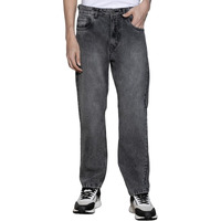 Dennis Lingo Mens Light Grey Cotton Relaxed Fit Jeans (Dlmjns24020_Ly, Light Grey, 34)