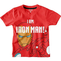 Bon Organik Boy's Regular T-Shirt (Mbon7437_Red 4 5 Years)