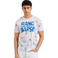 Bon Organik Unisex Cotton Regular Fit Multicolor T-Shirt (Hbon4317_ Xl)