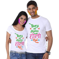 Bon Organik Couple Bura Na Mano T-Shirt (Coupleholibon1213_Womens Xl)