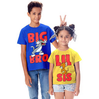 Bon Organik Boy's Printed Regular T-Shirt (Bon7837_Girl 4-5Y)