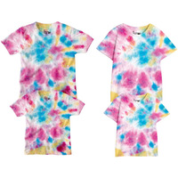 Bon Organik Tie & Dye Holi Family Tshirt Women