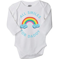 Bon Organik All Smils For Dady Bodysuit(Bon11007_0-3M)