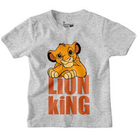 Bon Organik Boy's Regular Fit T-Shirt (Bon11017_Grey