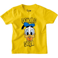 Bon Organik Boy's Regular Fit T-Shirt (Bon11017_Yellow