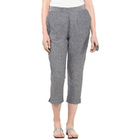 Aurelia Women's Straight Fit Pants (19Cra60015-700243_Grey_X-Large)