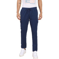 Dennis Lingo Denim Blue 45 Slim Fit Cargo Jogger For Men (28)