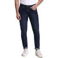 Dennis Lingo Men's Slim Fit Stretchable Denim Solid Jeans (Blue12) (30)
