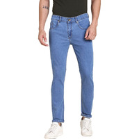Dennis Lingo Men's Slim Fit Stretchable Denim Solid Jeans (Indigo)