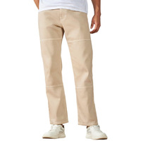 Dennis Lingo Men's | Ecru Denim | Mid Rise | Relaxed Fit Jeans (Dlmjns24013_Ec_28)