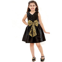 A.T.U.N. (All Things Uber Nice) Girls Sequined Party Dress Black