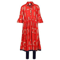 Aarika Girls Casual Kurti And Legging Set (10-15 Years)