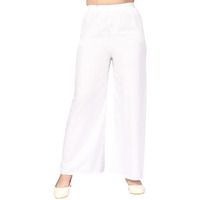 Aarika Girl's Regular Mid Rise Casual Pants (Pl-105_White_32)
