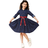 A.T.U.N Cotton Shirt Dress (Gdrs Sht Npd_Navy_11-12 Yr)