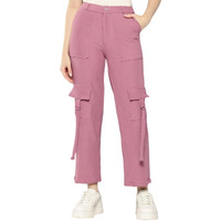 Aarika Girls Casual Wear Purple Colour Solid Nylon Pant (9-14 Years)