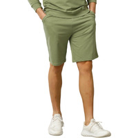 Adro Ultra-Soft Men's Cotton Shorts_Sho-Pln-Ol-L Olive
