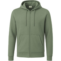 Adro Mens Cotton Solid Zipper Hoodie Sweatshirts (Zh23-Pln-Pt-L_Pista)