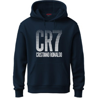 Adro Men's Cotton Neck Hooded Sweatshirt (H21-M-Cr07-Nb_Navy_Xl)