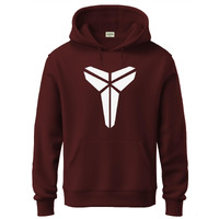 Adro Men's Cotton Neck Hooded Sweatshirt (H24-Tob-Mr_Maroon