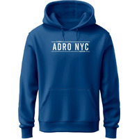 Adro Men's Cotton Neck Hooded Sweatshirt (H24-Adro-Rb_Royal Blue