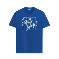 Adro Mens Printed T Shirt - Premium Cotton Graphic Printed Tshirt - Royal Blue T-Shirt - Rn24-Fect-Rb-M