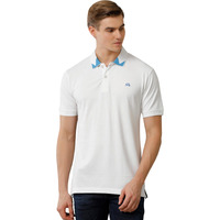 Adro Mens Polo T Shirt 100% Cotton Polo Tshirt For Men | Solid Polo T-Shirt Regular Fit | Pn23-H-L1Pln-Wh-2Xl White