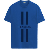 Adro Mens Fearless Printed Cotton T-Shirt_Rn24-L2-Frls-Rb-L Royal Blue