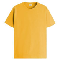 Adro Mens T Shirts | Solid Tshirts For Men | Pure Cotton Lycra Fabric | 4 Way Stretch Smart Tech Tshirt | Round Neck T-Shirt For Summer | Rn25-Pln-Mu-M Mustard