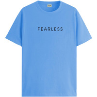 Adro Men's Solid Regular Fit T-Shirt (Rn24-Frl-Sk_Sky Blue