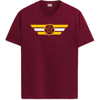 Adro Men's Solid Regular Fit T-Shirt (Rn24-Cap-Mr_Maroon