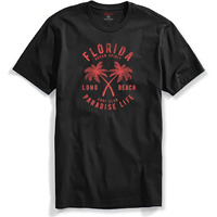 Adro Florida Paradise Life Mens Printed T-Shirt | Rnr-M-Fll-Bl-6Xl Black
