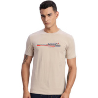 Adro Men's Graphic Printed 100% Cotton T-Shirt - Regular Fit, Printed T-Shirts For Men (Rn24-Rac-Be_Beige_3Xl)
