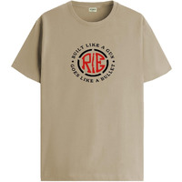 Adro Men's Solid Regular Fit T-Shirt (Rn24-Bul-Be_Beige