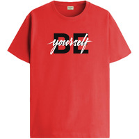 Adro Tshirt For Men | Printed T Shirt For Men | 100% Cotton T-Shirt |Printed T Shirt | T-Shirts | Rn24-Byo-Rd-3Xl Red