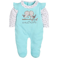 Baby Go 0-3M/3-6M Full Sleeve 100% Soft Cotton Romper/Jumpsuit/Sleepsuit/Nightsuit/Infant Wear/Clothes For New Born Baby Girls