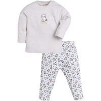 Baby Go 0-6M,6-12M,12-18M,18-24M Full Sleeves 100% Pure Cotton Clothing Set For Baby Girls, White, 18 Months-24 Months