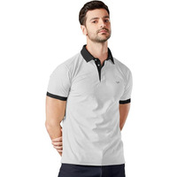 Be Active Men's Casual Polo Tshirt With Contrast Collar|| Tshirt For Men || Tshirt For Men Stylish || Tshirt For Men Polo (Ptp0001 1 L) Crystal White