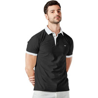 Be Active Men's Casual Polo Tshirt With Contrast Collar|| Tshirt For Men || Tshirt For Men Stylish || Tshirt For Men Polo (Ptp0001 2 S)