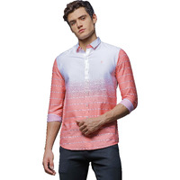 Be Active Men's Casual 100% Cotton Stripes Shirt || Casual Shirts For Men || Men Casual Shirt || Casual Wear Shirts (Cln0103-1-M) Pink