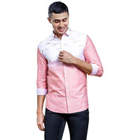 Be Active Men's Casual 100% Cotton Printed Shirt || Casual Shirts For Men || Men Casual Shirt || Casual Wear Shirts (Cpr0115-3-L) Red