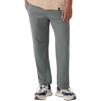 Bewakoof Heavy Duty 1.0 Men's Textured Regular Fit Cotton Blend Parachute Pants_646507_Grey_S