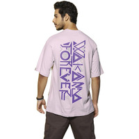 Bewakoof Official Marvel Merchandise Men's Graphic Print Oversized Fit Half Sleeve Round Neck Cotton T-Shirt