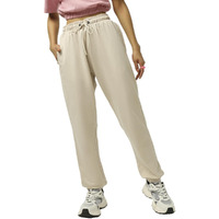 Bewakoof Women's Solid Oversized Joggers_609833_White_Xs