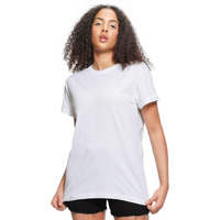 Bewakoof Women's Solid Boyfriend Fit Half Sleeve Round Neck Cotton T-Shirt