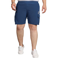 Bigbanana Plus Size Men's Regular Fit Solid Shorts (Rezo-Teal,Teal,6Xl)