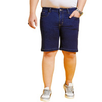 Bigbanana Plus Size Men's Regular Fit Solid Shorts (Impetus-Navy,Navy,3Xl)