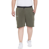 Bigbanana Men's Regular Fit Shorts (Moxon,Olive,3Xl)